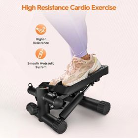 Steppers for Exercise, Stair Stepper with Resistance Bands, Mini Stepper with 330LBS