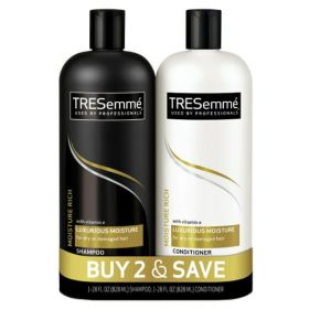 Tresemme Rich Moisture Rich Moisture Shampoo and Conditioner; 28 oz; 2 Count