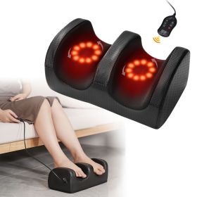 KEKOY Shiatsu Foot Massager with Heat, Chronic Nerve Pain Therapy Spa Gift Kneading & Rolling Massage for Leg Calf Ankle