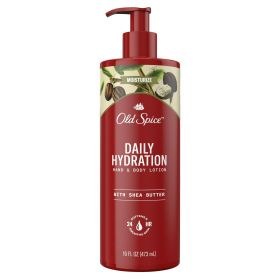 Old Spice Daily Hydration Hand & Body Lotion for Men with Shea Butter, 16.0 fl oz