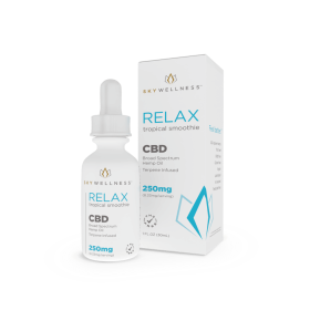 Sky Wellness CBD Relax Oil Drops 250mg Tropical Smoothie