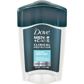 Dove Men + Care Clinical Protection Antiperspirant Deodorant Solid Clean Comfort 1.70 oz - (Pack of 6)