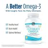 Nordic Naturals Ultimate Omega Softgels, Lemon, 1280 mg, Fish Oil, 180 Ct