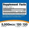 Nutricost Vitamin B12 (Methylcobalamin) 5000mcg, 120 Capsules - Vegetarian Caps, Non-GMO, Gluten Free B12 Supplement