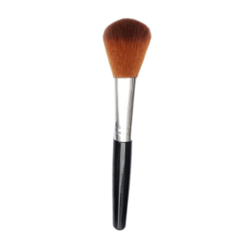 Portable Soft Bristle Blush Brush Loose Powder Brush Beginners Makeup Beauty Tools (Color: Brown)