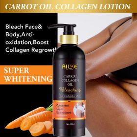 AILKE Collagen Whitening Kit, Clean Stains, Moisturizer, Hydration, Dark Spots Removal Cream, Brightening Body Lotion, Beauty (Color: 500ML Lotion)