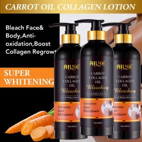 AILKE Collagen Whitening Kit, Clean Stains, Moisturizer, Hydration, Dark Spots Removal Cream, Brightening Body Lotion, Beauty (Color: 3pack Lotion)